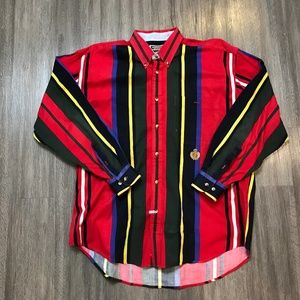 Vintage 90's Hunting Horn Button Up Shirt